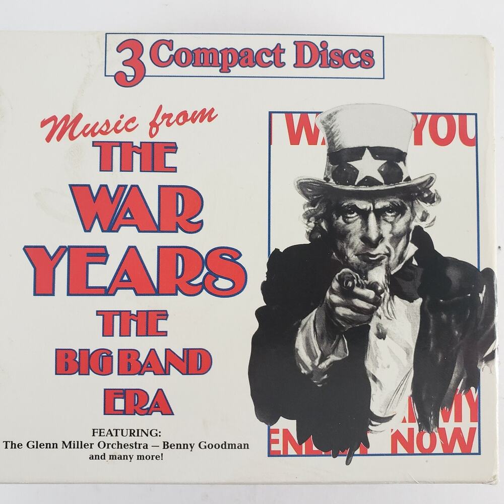 Music From The War Years Big Band Era 3 CD Set Glenn Miller Benny Goodman